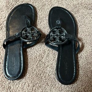 Tory Burch Size 10 Black Sandals